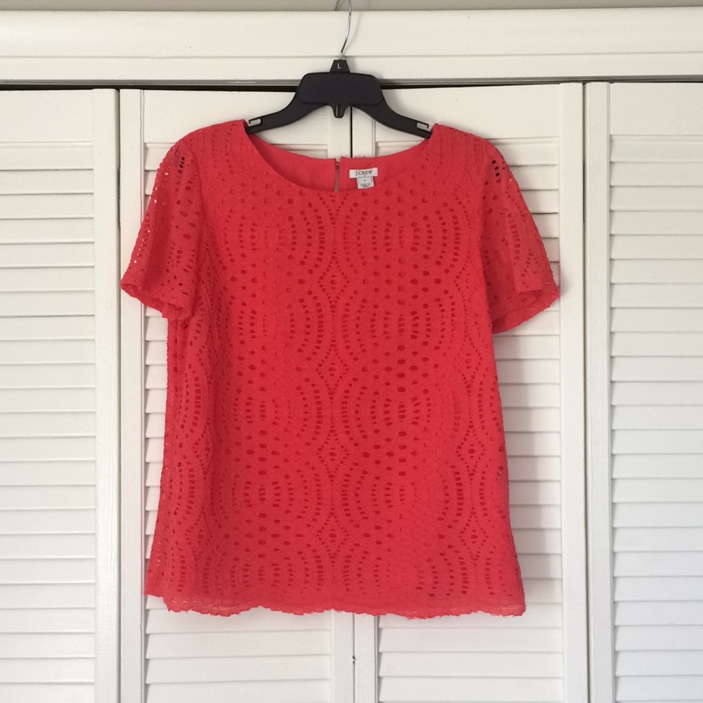 J. Crew Lace Tee